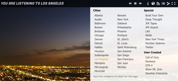Screenshot youarelisteningtolosangeles.com