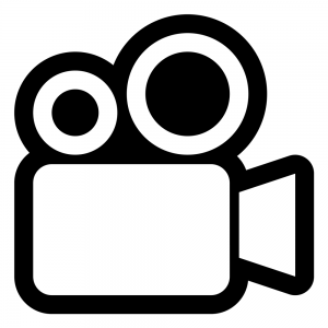 Kamera Symbol Bildschirm-Video