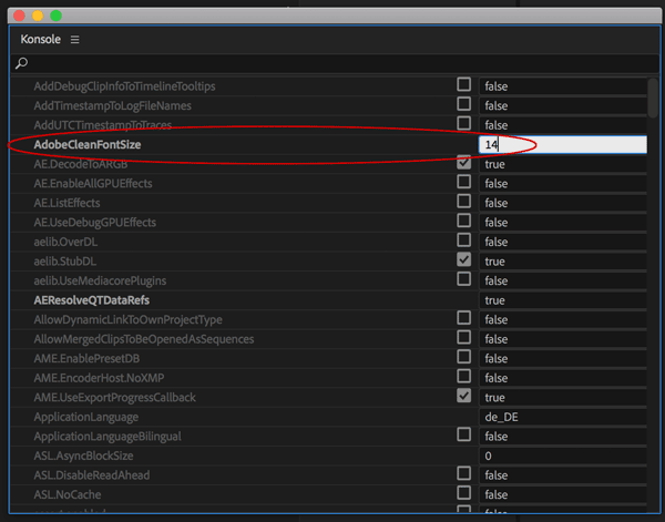 Screenshot Font Size
