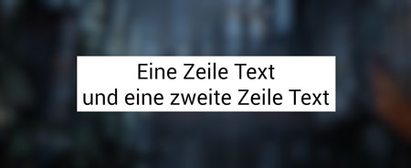 Voreingestellter Texthintergrund in Premiere