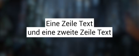 Premiere Texthintergrund pro Zeile